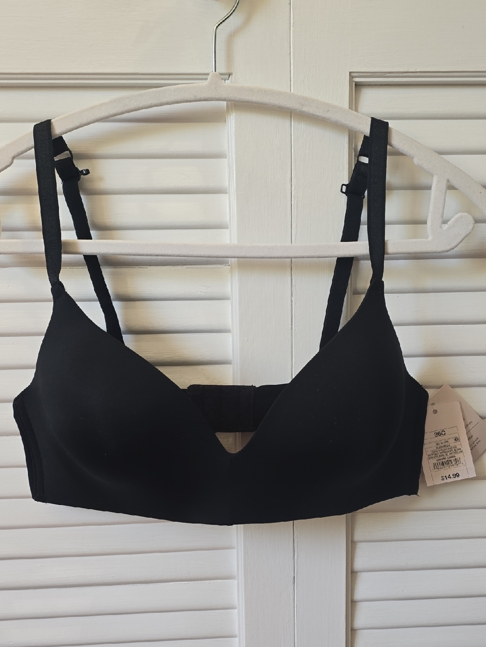 Bliss Black Wireless Lightly Padded T-Shirt Bra